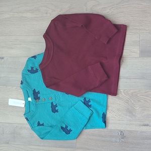 18-24mo thermal long sleeve tops